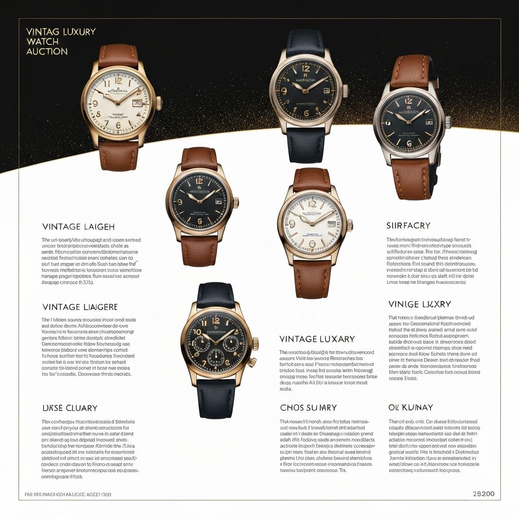 Buying Watches at Auction: A Beginner's Guide